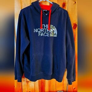 North Face hoodie, men's black, size L